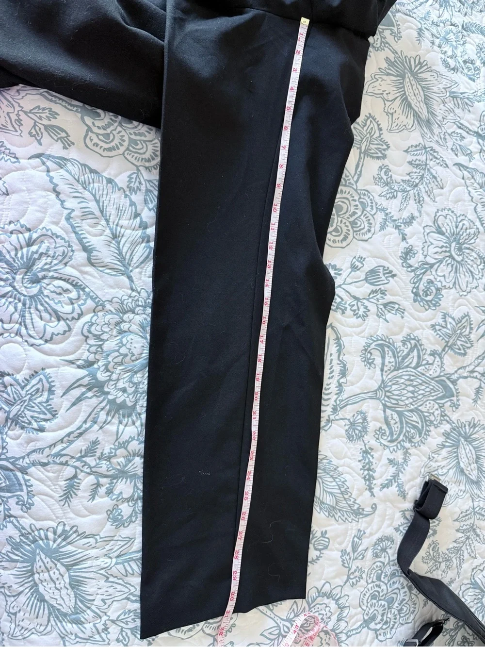 Men's Black Tuxedo Suit - Jacket, Pants, Cummerbund Satin Lapels - Wool SZ 38”